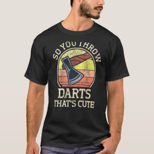 Ax wirbelt Hatchet-Thrower, sodass man Darm wirft T-Shirt
