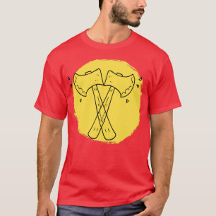 Ax-Wurf-Design T-Shirt