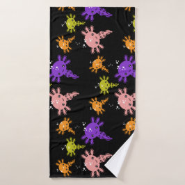 Axaotl Salamander Kids Gift Badehandtuch
