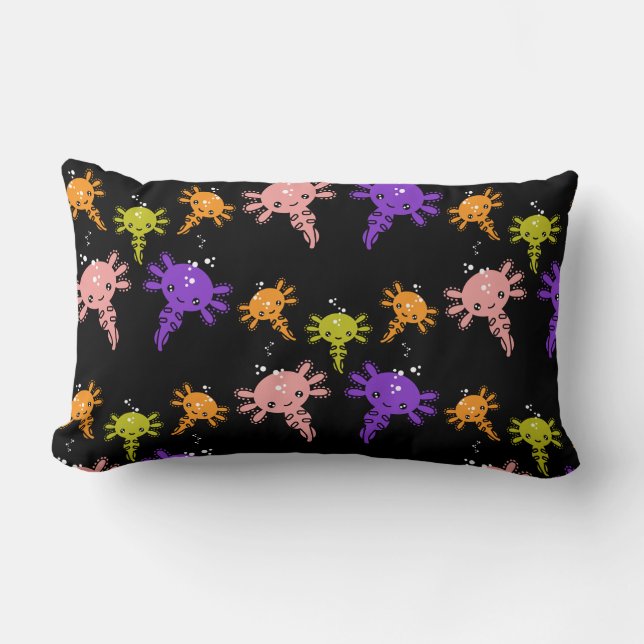 Axaotl Salamander Kids Gift Lendenkissen (Vorderseite)
