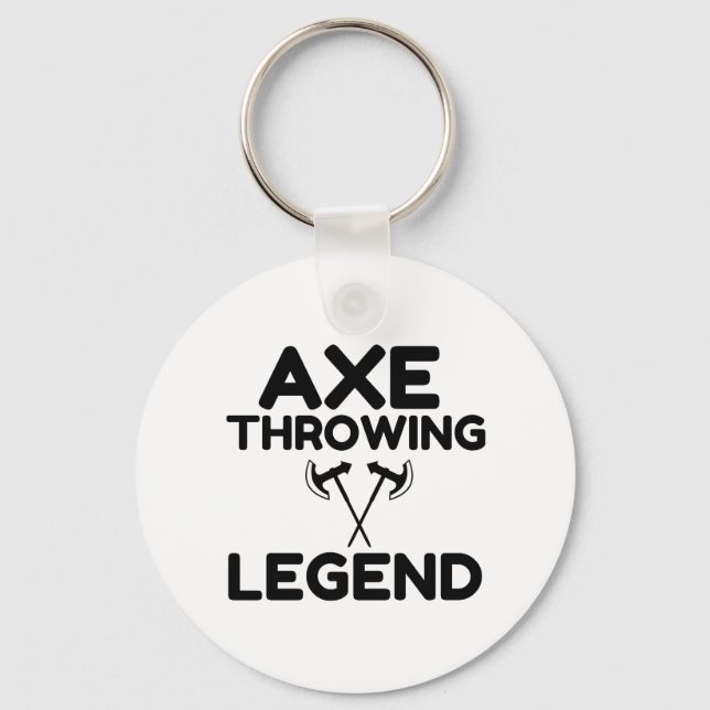 AXE THROWING LEGEND SCHLÜSSELANHÄNGER (Vorderseite)