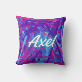 Axel – Bold Modern Name Design Kissen