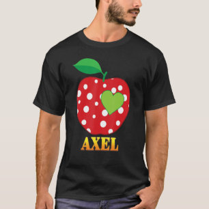 Axel Liebe School Zurück zur Schule Junge Kind Sch T-Shirt