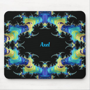 AXEL ~ Strange 3D Muster ~ Personalisiert Mousepad