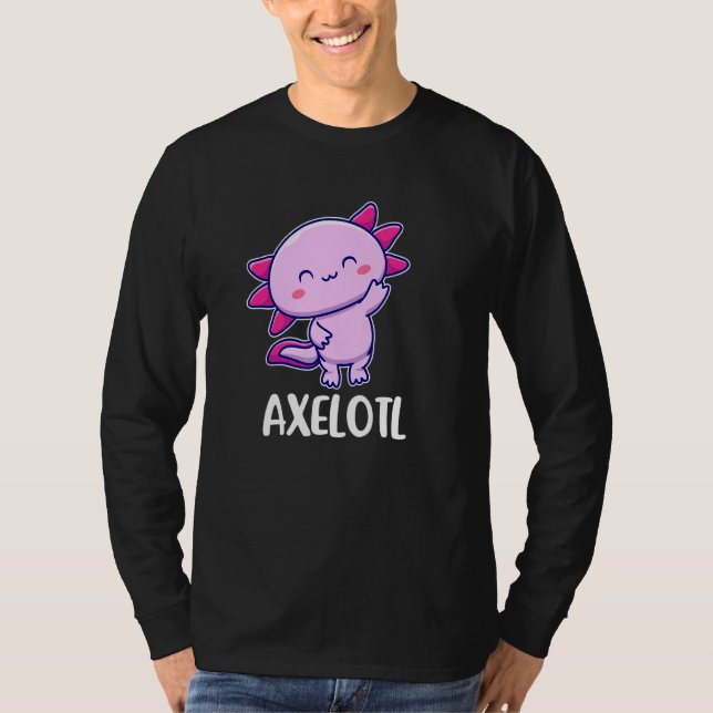 Axelotl Axolotl Niedlich für Axel oder Axel T-Shirt (Vorderseite)