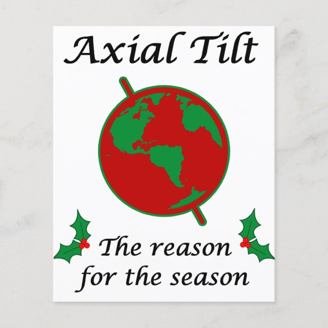 Axial Tilt Grund für die Saison Flyer (Vorne)