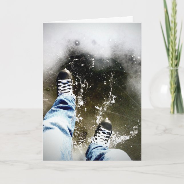 Axiale Neigung Feiertagskarte (Vorderseite)