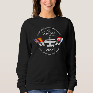 Axiom Ax 1 Mission Canada Astronaut Mark Pathy Dra Sweatshirt