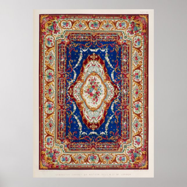 Axminster-Teppich aus der Industrie der N Poster (Vorne)