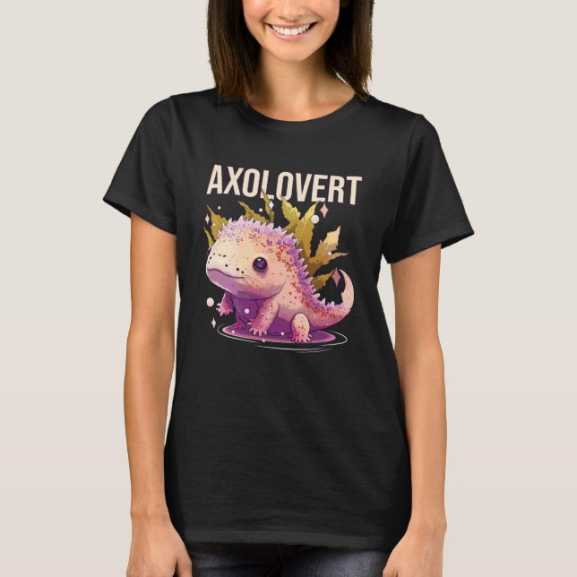 Axo t Axolotl Amphibian Mexican Walking Fish T-Shirt (Vorderseite)