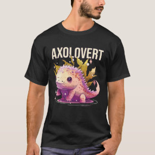 Axo t Axolotl Amphibie Mexikanischer Wandelnd Fis T-Shirt