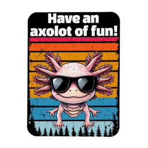 Axolot des Spaßes Magnet - Lustiges Axolotl Meme G