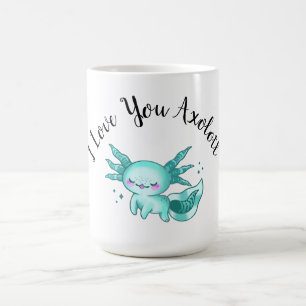 Axolotl Adorable Niedliche Cartoon wie Liebe Puppe Kaffeetasse