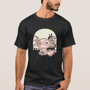 Axolotl Ambystoma Mexicanum Süßer Laufender Fisch T-Shirt