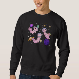 Axolotl Amphibian  Sayings  3 Sweatshirt
