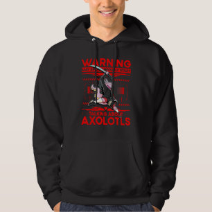 Axolotl Amphibie Sprüche 1 Hoodie