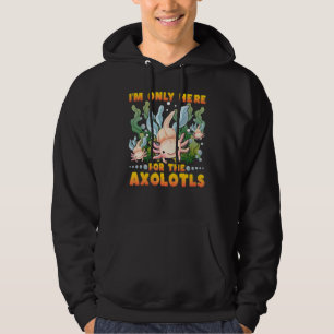 Axolotl Amphibien Sprüche 2 Hoodie