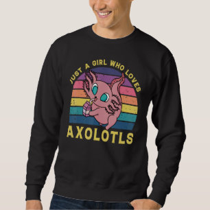 Axolotl Amphibien Sprüche 3 Sweatshirt