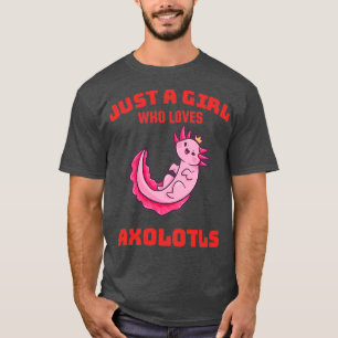 Axolotl animal Girl Liebe 2 T-Shirt