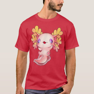Axolotl Anime Fish Niedlich Baby Lizard Kawaii Pas T-Shirt