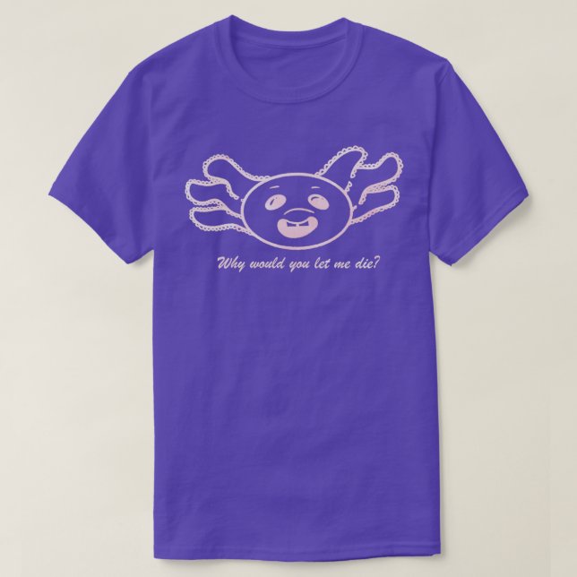 Axolotl-Aussterben T-Shirt (Design vorne)