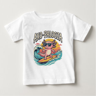 Axolotl Axo-Palooza Parodie im Stil der 90er Jahre Baby T-shirt