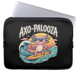 Axolotl Axo-Palooza Parodie im Stil der 90er Jahre Laptopschutzhülle