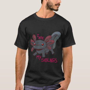 Axolotl-Baby schwarz T-Shirt