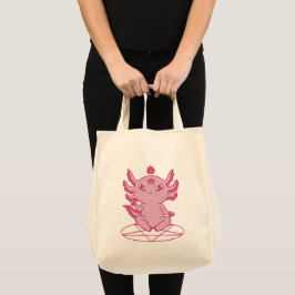 Axolotl Baphomet Pagan Tragetasche