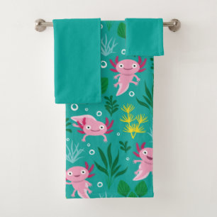 Axolotl Bath Handtuch Set