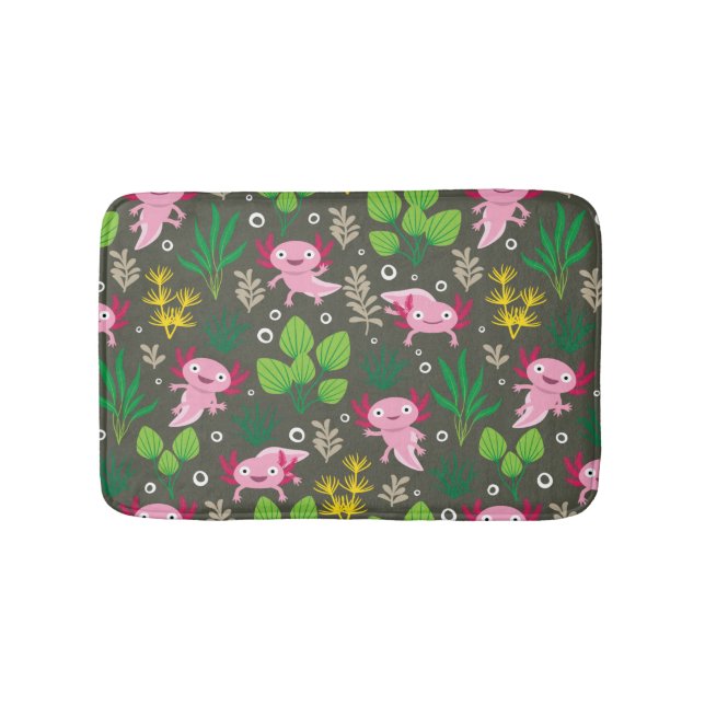 Axolotl Bath Mat Badematte (Vorderseite)