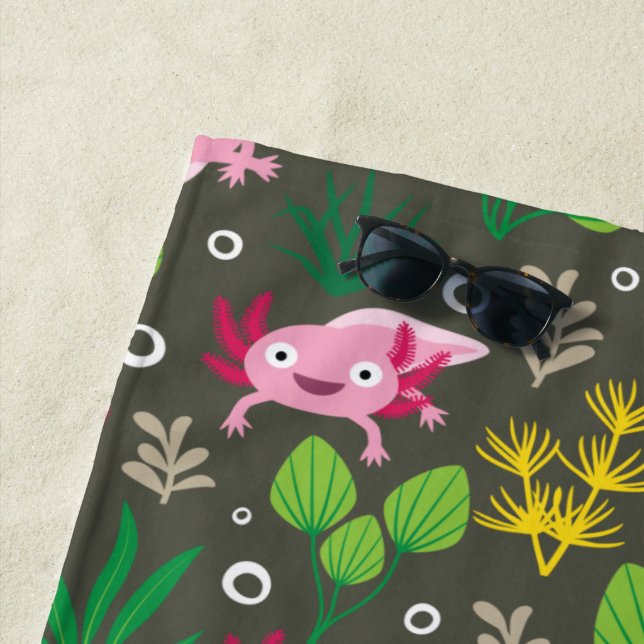 Axolotl Beach Handtuch (Beispiel)