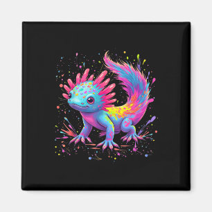 Axolotl Beautiful Colorful Art Niedlich Kawaii Axo Magnet