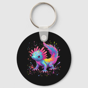 Axolotl Beautiful Colorful Art Niedlich Kawaii Axo Schlüsselanhänger