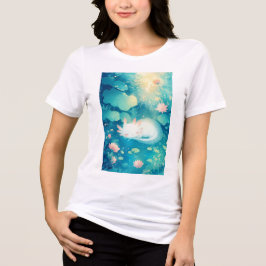 Axolotl Blume Pond Serenity Tri-Blend Shirt