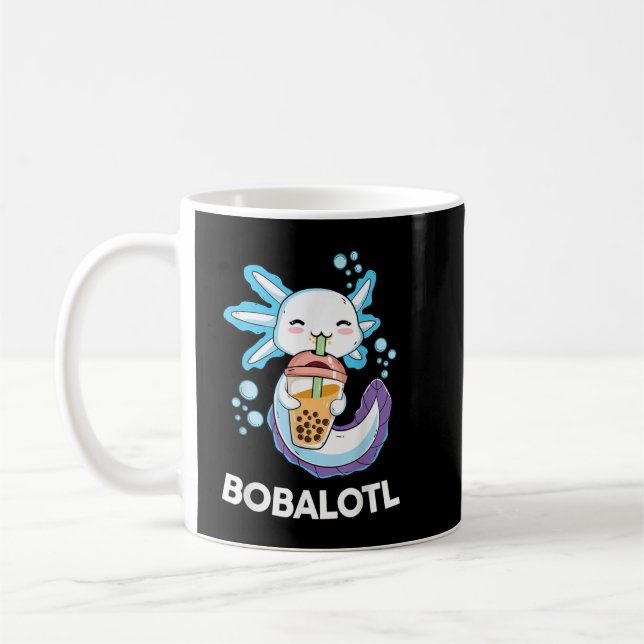 Axolotl Boba Bubble Tea Kawaii Anime japanische Ki Kaffeetasse (Links)