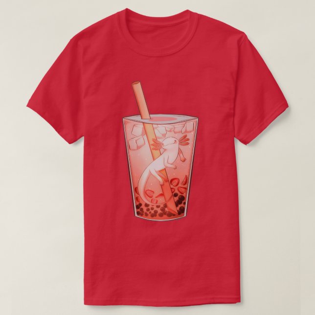 Axolotl Boba T-Shirt (Design vorne)