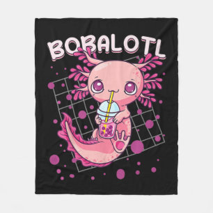 Axolotl Boba Tea Bubble Tea Kawaii Anime Japanese  Fleecedecke