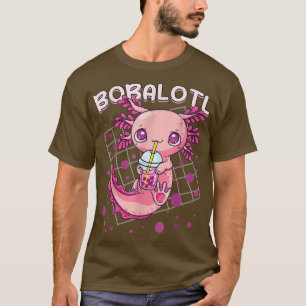 Axolotl Boba Tea Bubble Tea Kawaii Anime Japanisch T-Shirt