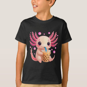 Axolotl Bubble Bo Tee Anime Niedlich Kawaii Teen G