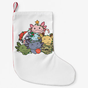 Axolotl Christmas Tree Funny Animal Christmas Kleiner Weihnachtsstrumpf