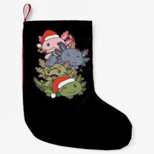 Axolotl Christmas Tree Weihnachtstiere Axolotls Kleiner Weihnachtsstrumpf