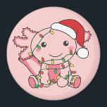 Axolotl Christmas Winter Animals Axolotls Magnet<br><div class="desc">Die axolotl zu Weihnachten mit Feenlicht. Hübsche Tiere mit Geschenken und Schnee für den Urlaub. Ein süßes Weihnachtsgrüßen. Axolotls sind niedliche Tiere und perfekt zu Weihnachten.</div>