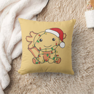 Axolotl Christmas Winter Animals Axolotls Throw Pi Kissen