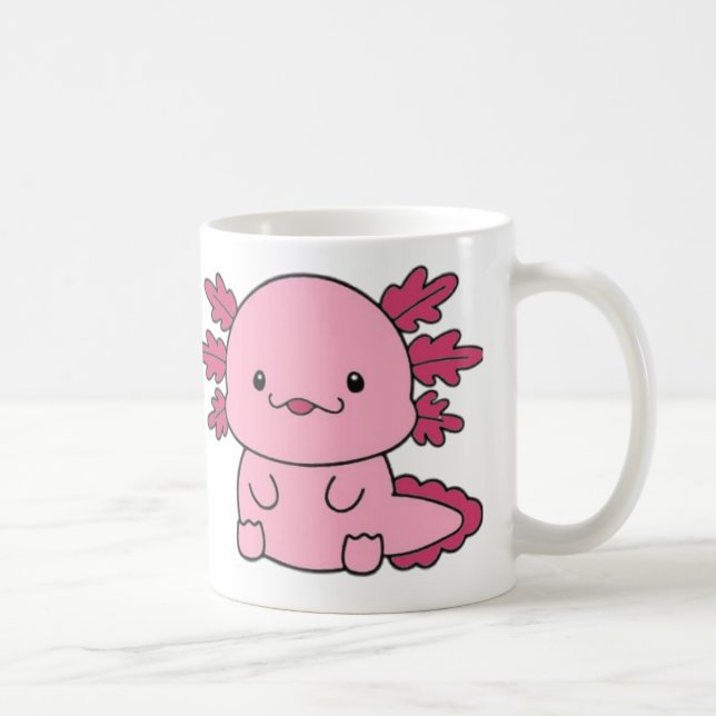 Axolotl Cutes Tasse (Rechts)