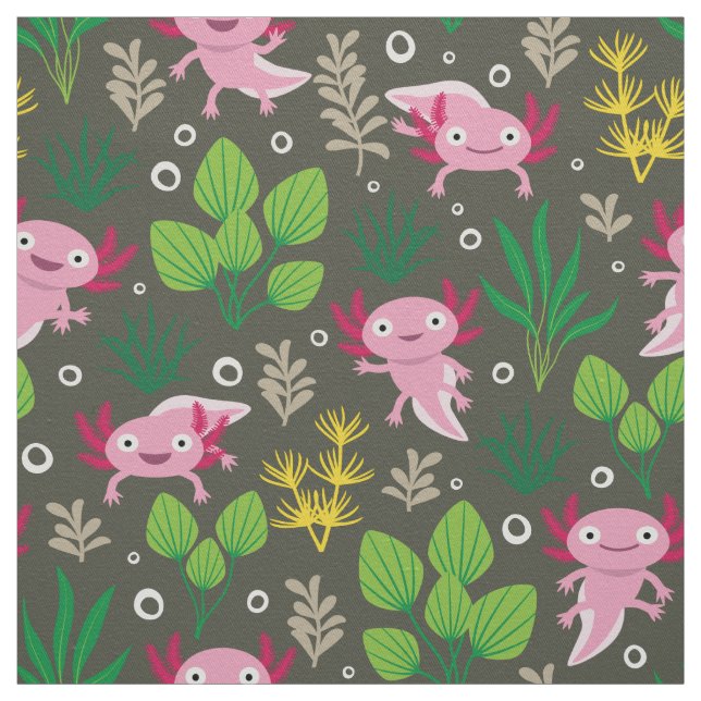 Axolotl Fabric Stoff (Muster)