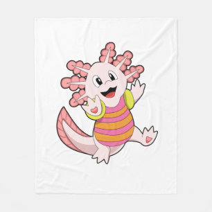 Axolotl Fleecedecke