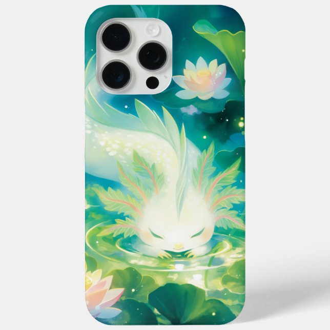 Axolotl Floral Oasis Case-Mate iPhone Hülle (Rückseite)