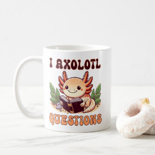 Axolotl Fragen Erwachsene Kinder Jungen Mädchen Fu Kaffeetasse