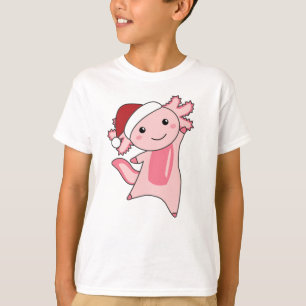 Axolotl Frohe Weihnachts Wintertiere Axolotls T-Shirt